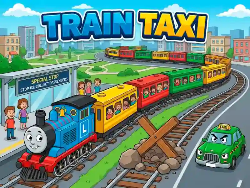 Train Taxi — безкоштовна онлайн гра