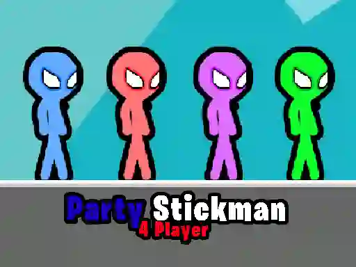 Party Stickman 4 Player — безкоштовна онлайн гра