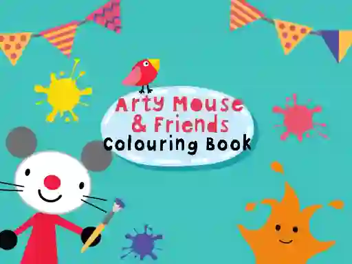 Arty Mouse & Friends Coloring Book — безкоштовна онлайн гра