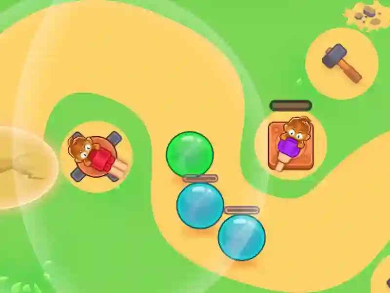 Monkey Bubble Defense — безкоштовна онлайн гра