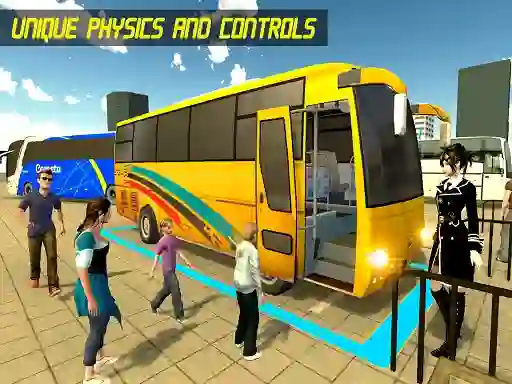 Modern Bus Parking Advance Bus — безкоштовна онлайн гра