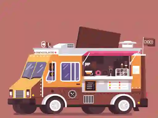 Food and Drink Trucks Memory — безкоштовна онлайн гра