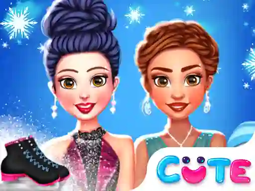 Princess Winter Ice Skating Outfits — безкоштовна онлайн гра