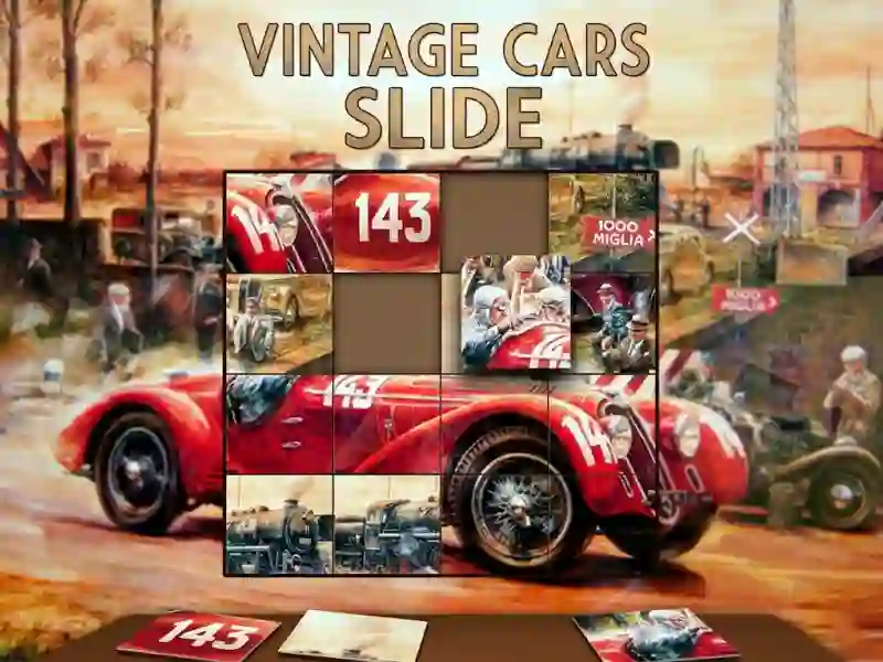 Vintage Cars Slide — безкоштовна онлайн гра