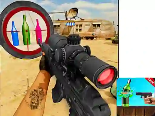 Sniper Bottle Shooting — безкоштовна онлайн гра