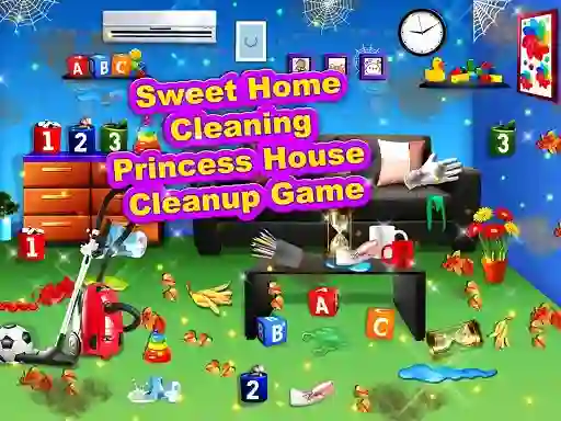 Sweet Home Cleaning: Princess House Cleanup Game — безкоштовна онлайн гра