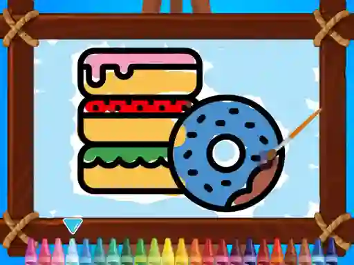 Kids Coloring Bakery — безкоштовна онлайн гра