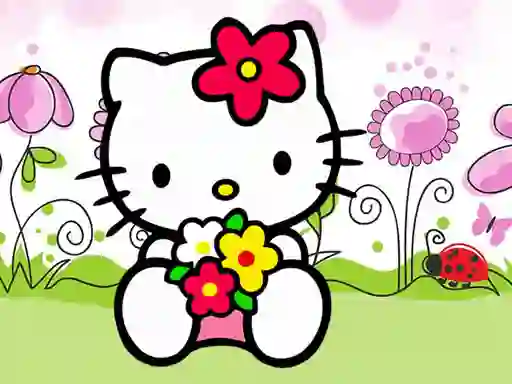 Hello Kitty Jigsaw — безкоштовна онлайн гра