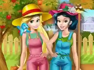 Princesses Working In the Garden — безкоштовна онлайн гра