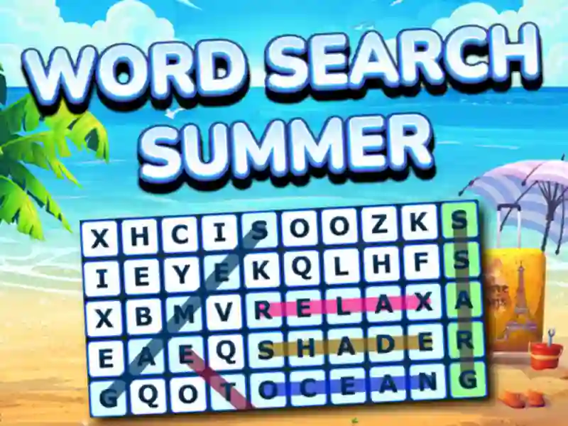 Word Search Summer — безкоштовна онлайн гра
