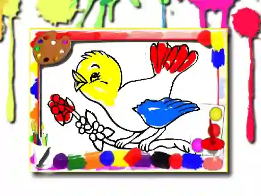 Birds Coloring Book — безкоштовна онлайн гра