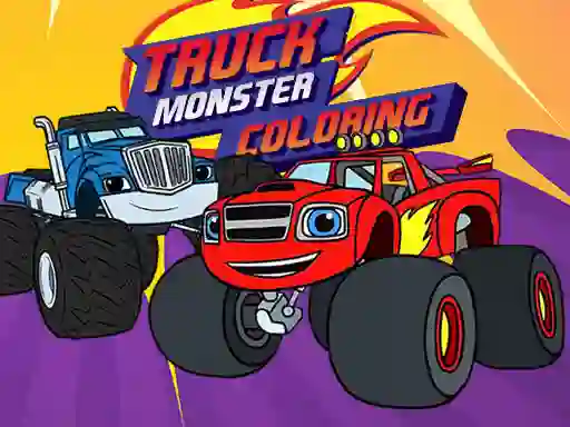 Truck Monster Coloring — безкоштовна онлайн гра