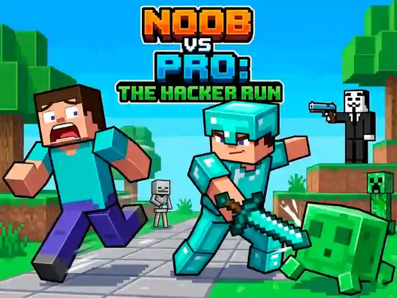 Noob vs Pro Help Hacker danger Hacker — безкоштовна онлайн гра
