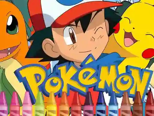 Pokemon Coloring — безкоштовна онлайн гра