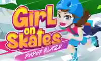 Girl on Skates Paper Blaze — безкоштовна онлайн гра