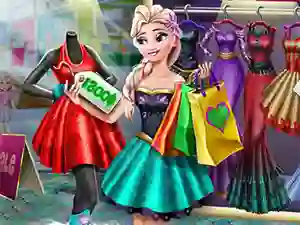 Ice Queen Realife Shopping — безкоштовна онлайн гра