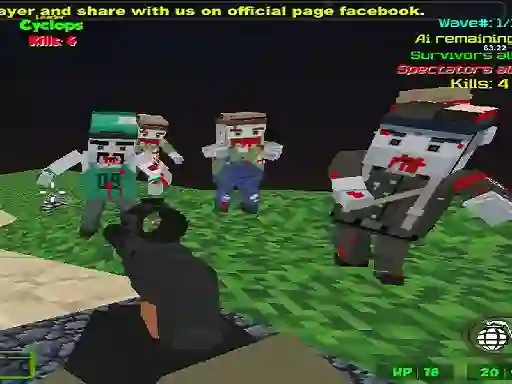 Blocky Combat SWAT Zombie Survival — безкоштовна онлайн гра
