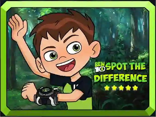 Ben 10 Spot the Difference — безкоштовна онлайн гра