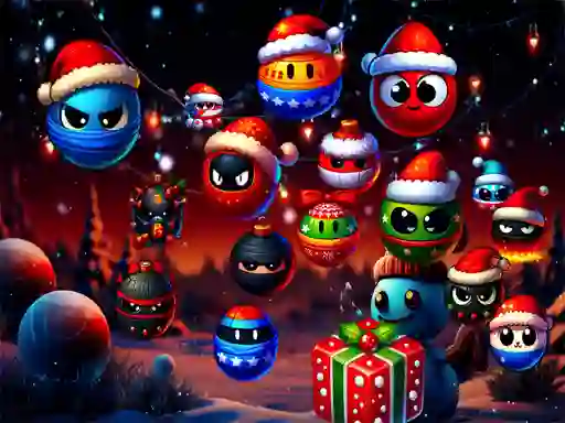 Christmas Rush : Red and Friend Balls — безкоштовна онлайн гра