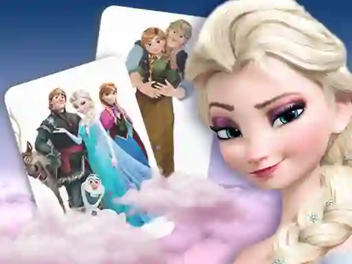 Frozen Memory Card Match — безкоштовна онлайн гра