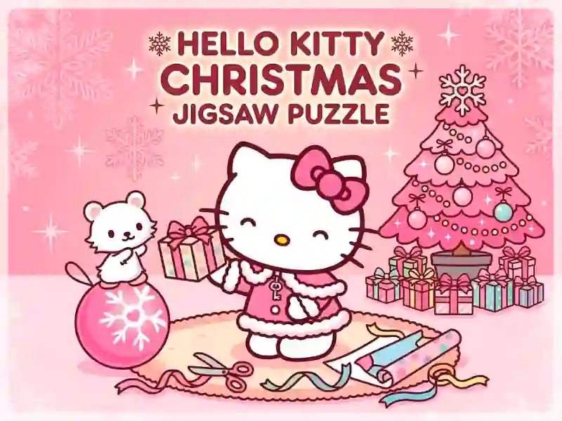 Hello Kitty Christmas Jigsaw Puzzle — безкоштовна онлайн гра