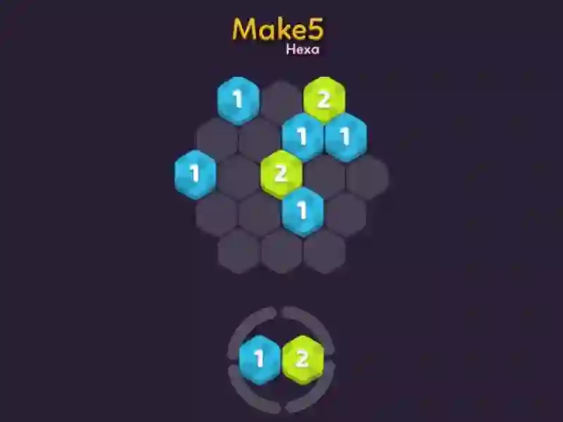 Make 5 Hexa — безкоштовна онлайн гра