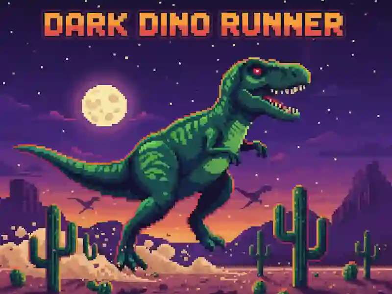 Dark Dino Runner — безкоштовна онлайн гра