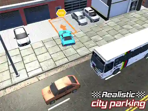 Realistic City Parking — безкоштовна онлайн гра