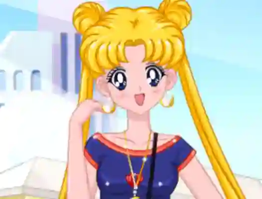 Sailor Scout`s Summer Style — безкоштовна онлайн гра