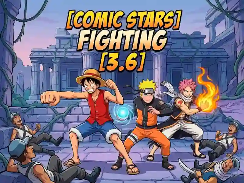 Comic Stars Fighting 3.6 — безкоштовна онлайн гра