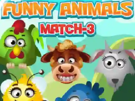 Funny Animals Match 3 — безкоштовна онлайн гра