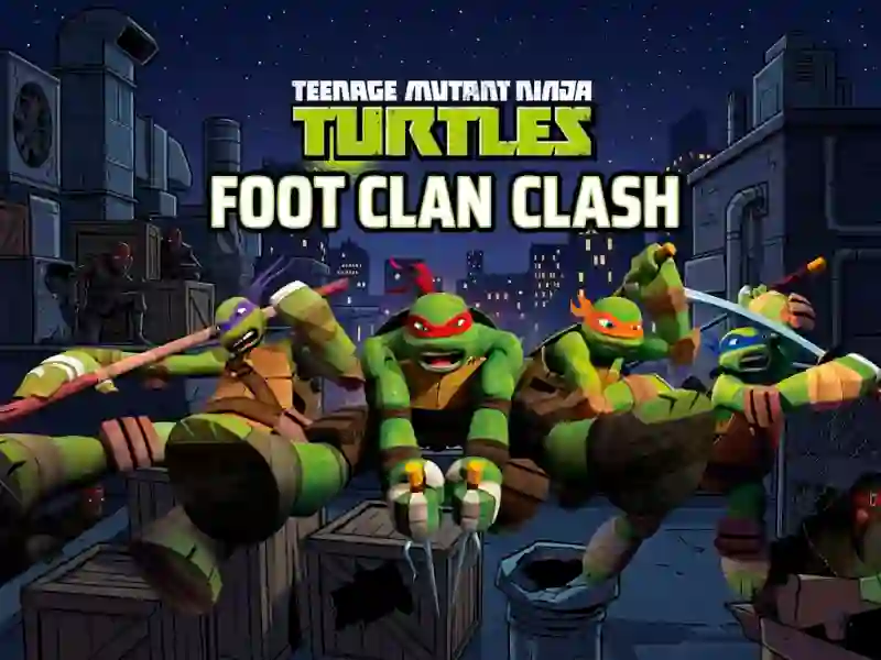Teenage Mutant Ninja Turtles Foot Clan Clash — безкоштовна онлайн гра