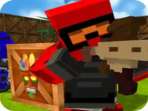 Blocky Gun Paintball 2 — безкоштовна онлайн гра
