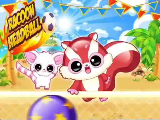 Racoon Headball — безкоштовна онлайн гра