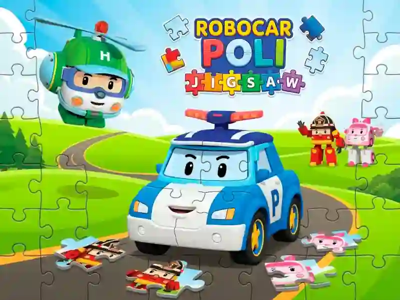Robocar Poli Jigsaw — безкоштовна онлайн гра