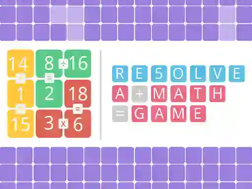 Resolve a math game — безкоштовна онлайн гра