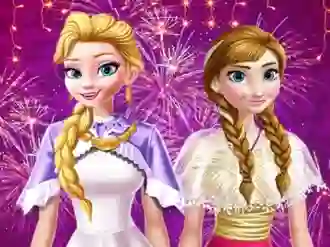 Ellie and Annie New Year Eve Party — безкоштовна онлайн гра