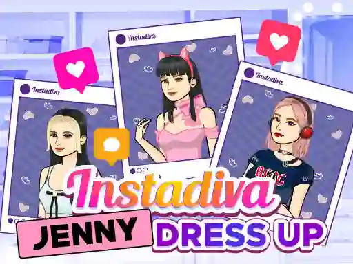 Instadiva Jenny Dress Up — безкоштовна онлайн гра