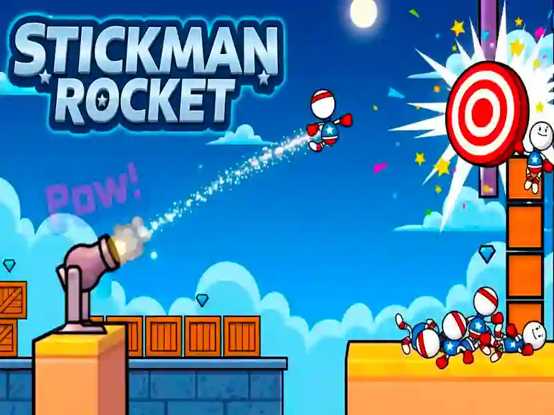 Stickman Rocket — безкоштовна онлайн гра