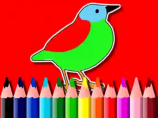 Back To School: Birds Coloring Book — безкоштовна онлайн гра