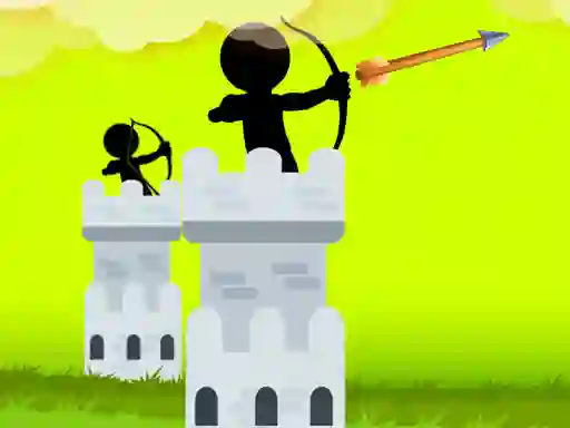 Stickman Archer Castle — безкоштовна онлайн гра