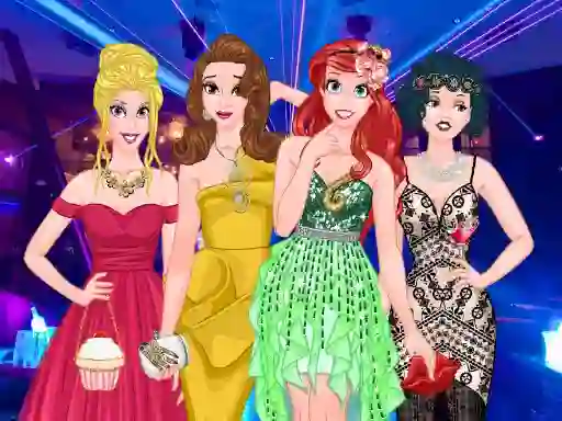  Princesses Graduation Party Night — безкоштовна онлайн гра