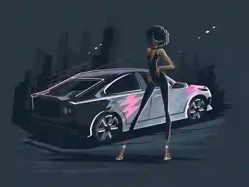Old and New Cars Coloring — безкоштовна онлайн гра