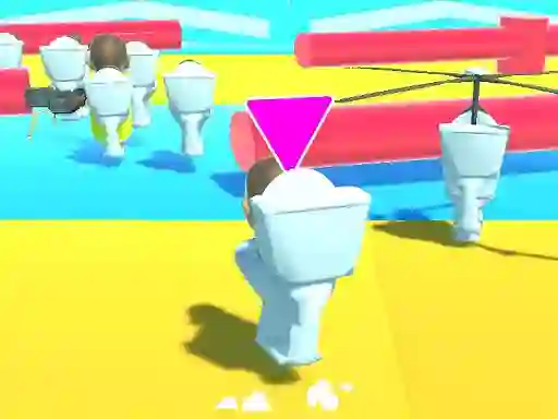 Fall Boys Skibidi Toilet — безкоштовна онлайн гра