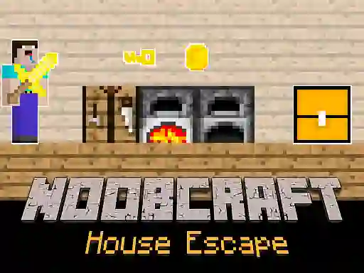 Noobcraft House Escape — безкоштовна онлайн гра