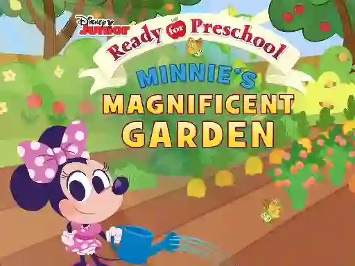 Ready For Preschool Minnie's Magnificent Garden — безкоштовна онлайн гра