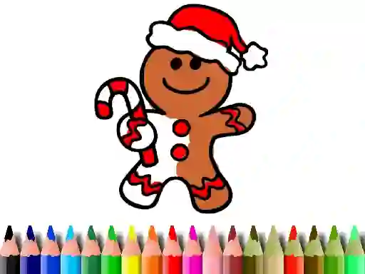 Back To School: Christmas Cookies Coloring — безкоштовна онлайн гра