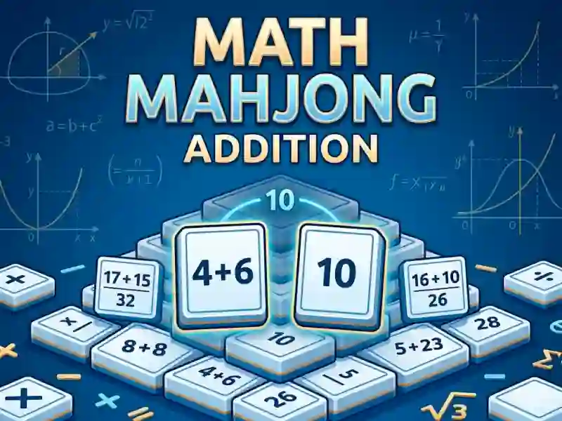 Math Mahjong Addition — безкоштовна онлайн гра