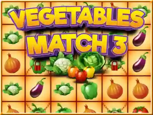Vegetables match 3 — безкоштовна онлайн гра