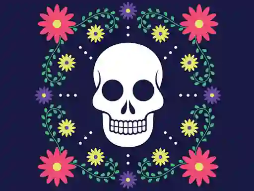 Colorful Skull Jigsaw — безкоштовна онлайн гра